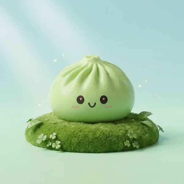 ✨ Cute Glitter Dumpling Squishy | Rare Collectible Stress Ball