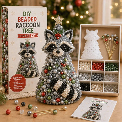 🔥HOT SALE 49% OFF🎁🐾Animal-Themed Beaded Christmas Tree DIY Kit🦊