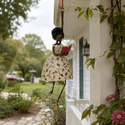 ✨💃🌸 Whimsical Dancing Lady Hanging Ornament