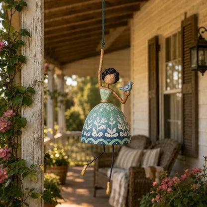 ✨💃🌸 Whimsical Dancing Lady Hanging Ornament
