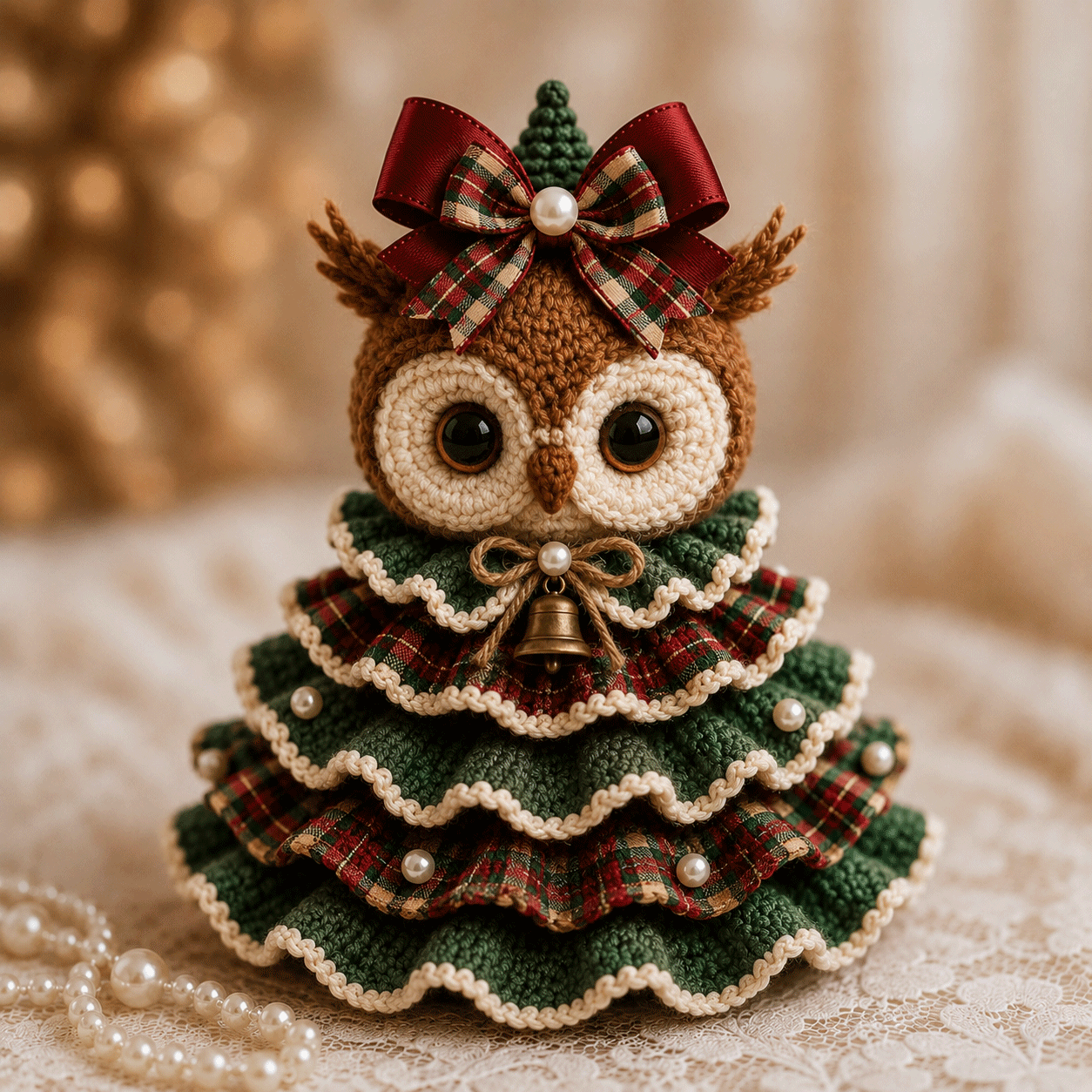🔥LAST DAY 49% OFF - 🎄Crochet Animal Christmas Tree DIY Kit – Stitch a Little Christmas Magic（Material kit (not finished product)