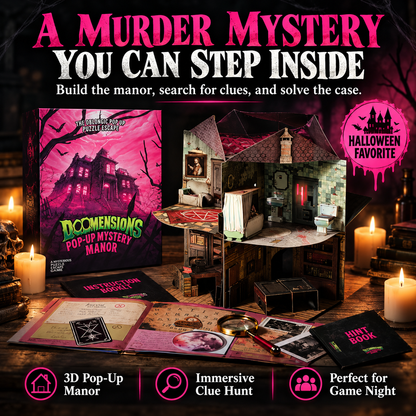 🔥 Last Day 49% OFF🔥✨3D Pop-Up Mystery Manor – Immersive Murder Mystery Puzzle Game