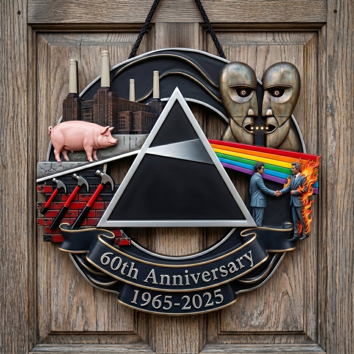 PF band 60th Anniversary Collector’s Door Sign