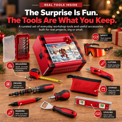 🔥Last Day 49% OFF🔥24 Days of Tools Christmas Countdown Gift Set