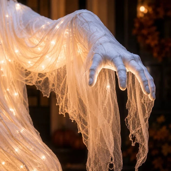 🔥Get 50% OFF👻Swirling Ghost Pumpkin Yard Lamp🎃