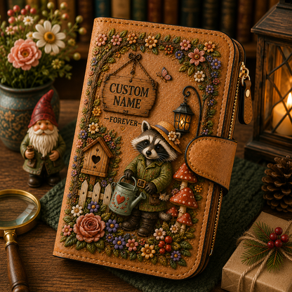 🌸 Personalized Garden Embossed Wallet - Perfect Gift For Her 🌿