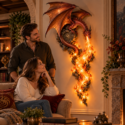 🔥🐉 Dragonfire Guardian™ Wall Sconce – A Legendary Flame Awakens On Your Wall