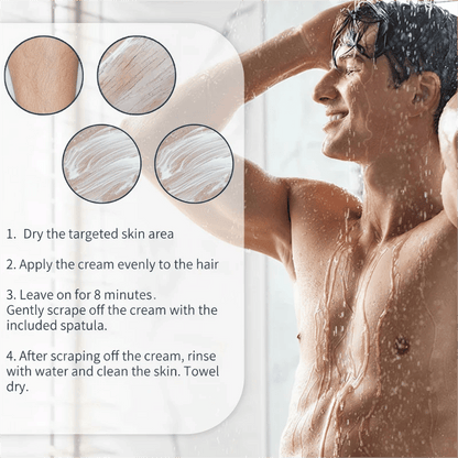 🎁Buy 2 Get 1 Free🔥Fast-Acting Body Hair Removal Cream for Men