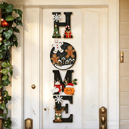Heritage Holiday HOME Sign