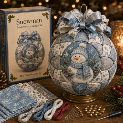 🔥Most Popular in 2026🔥🎄Christmas Classics Patchwork Ornament DIY Kit