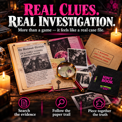 🔥 Last Day 49% OFF🔥✨3D Pop-Up Mystery Manor – Immersive Murder Mystery Puzzle Game