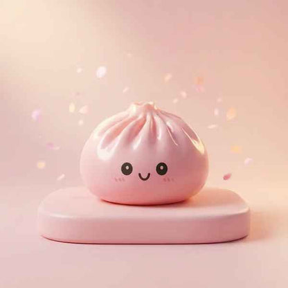 ✨ Cute Glitter Dumpling Squishy | Rare Collectible Stress Ball