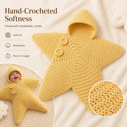 Whimsical Starfish Newborn Prop Outfit, Cute Costume for Infant Photoshoot Sessions