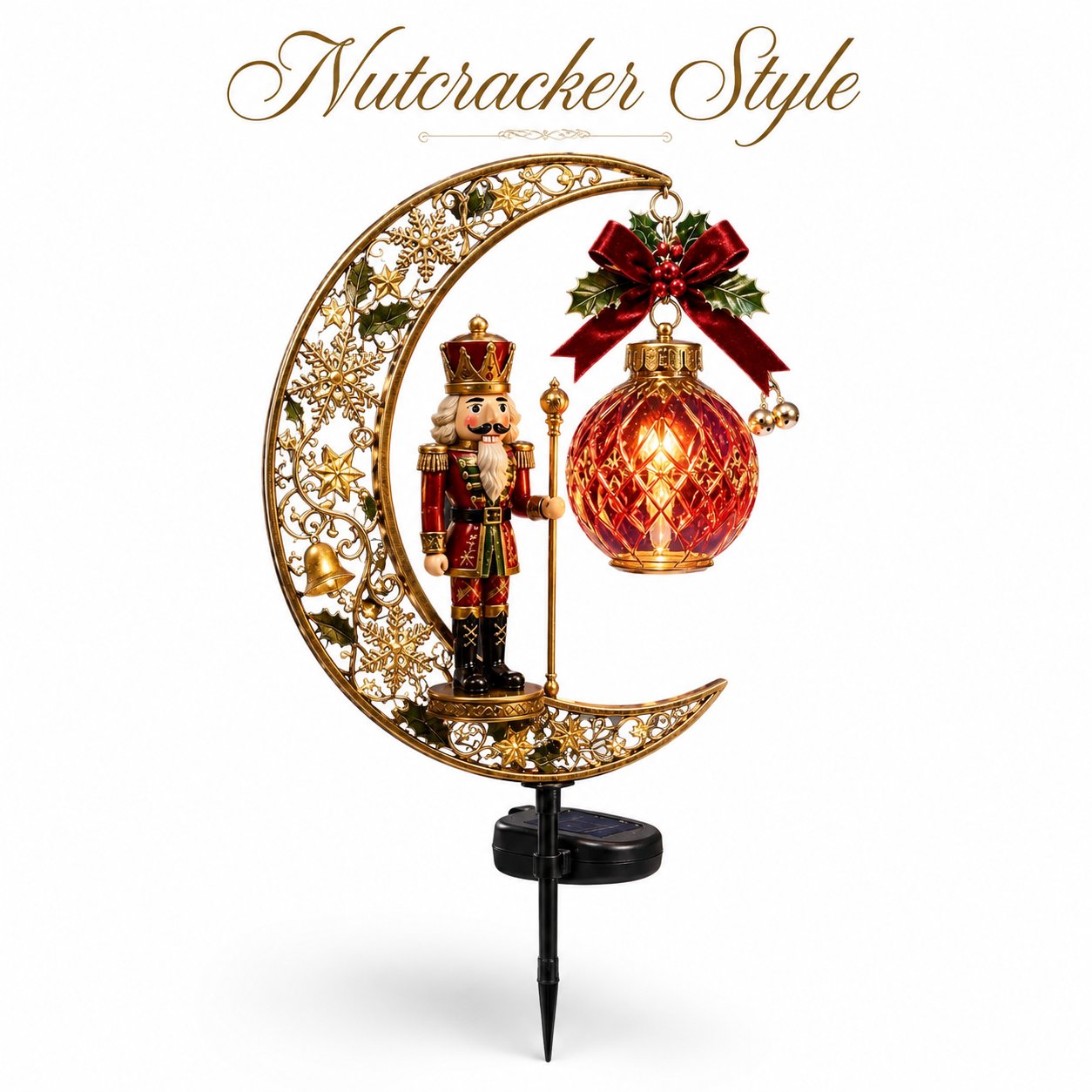 🌙 Solar Garden Stake Light | 3 Festive Holiday‑Themed Styles for Yard & Outdoor Landscape Decor Lovers