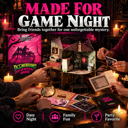 🔥 Last Day 49% OFF🔥✨3D Pop-Up Mystery Manor – Immersive Murder Mystery Puzzle Game