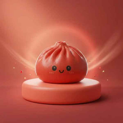 ✨ Cute Glitter Dumpling Squishy | Rare Collectible Stress Ball