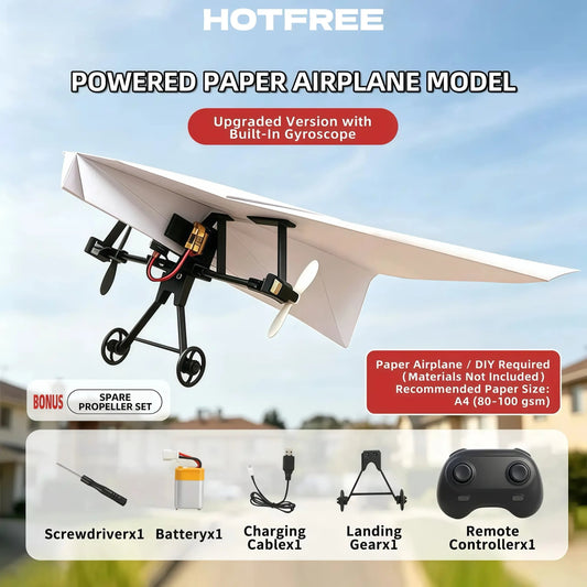 💕Hot sale 30% OFF💖✈️🚀 RC Paper Airplane Kit