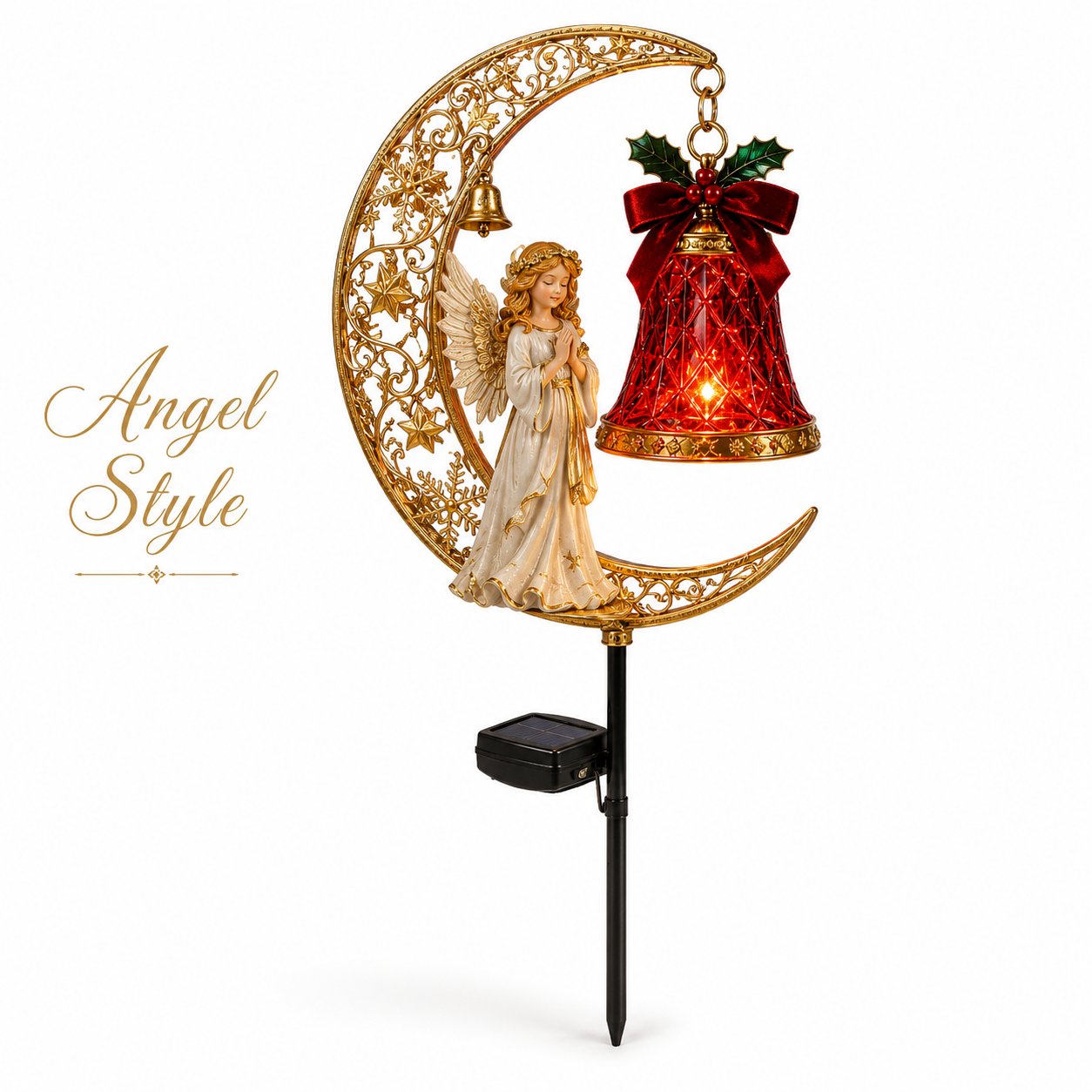 🌙 Solar Garden Stake Light | 3 Festive Holiday‑Themed Styles for Yard & Outdoor Landscape Decor Lovers