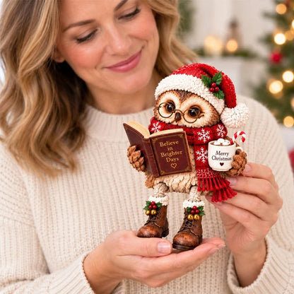 🔥 2026 Best Seller 🔥🦉Reading Owl Figurine – Cozy Book Lover Décor & Thoughtful Gift