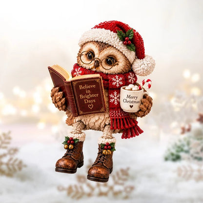 🔥 2026 Best Seller 🔥🦉Reading Owl Figurine – Cozy Book Lover Décor & Thoughtful Gift