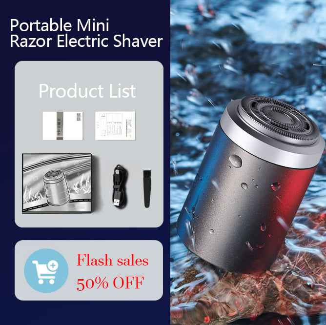🔥LAST DAY - 49% OFF 🔥✨Newest Mini Portable Electric Shaver