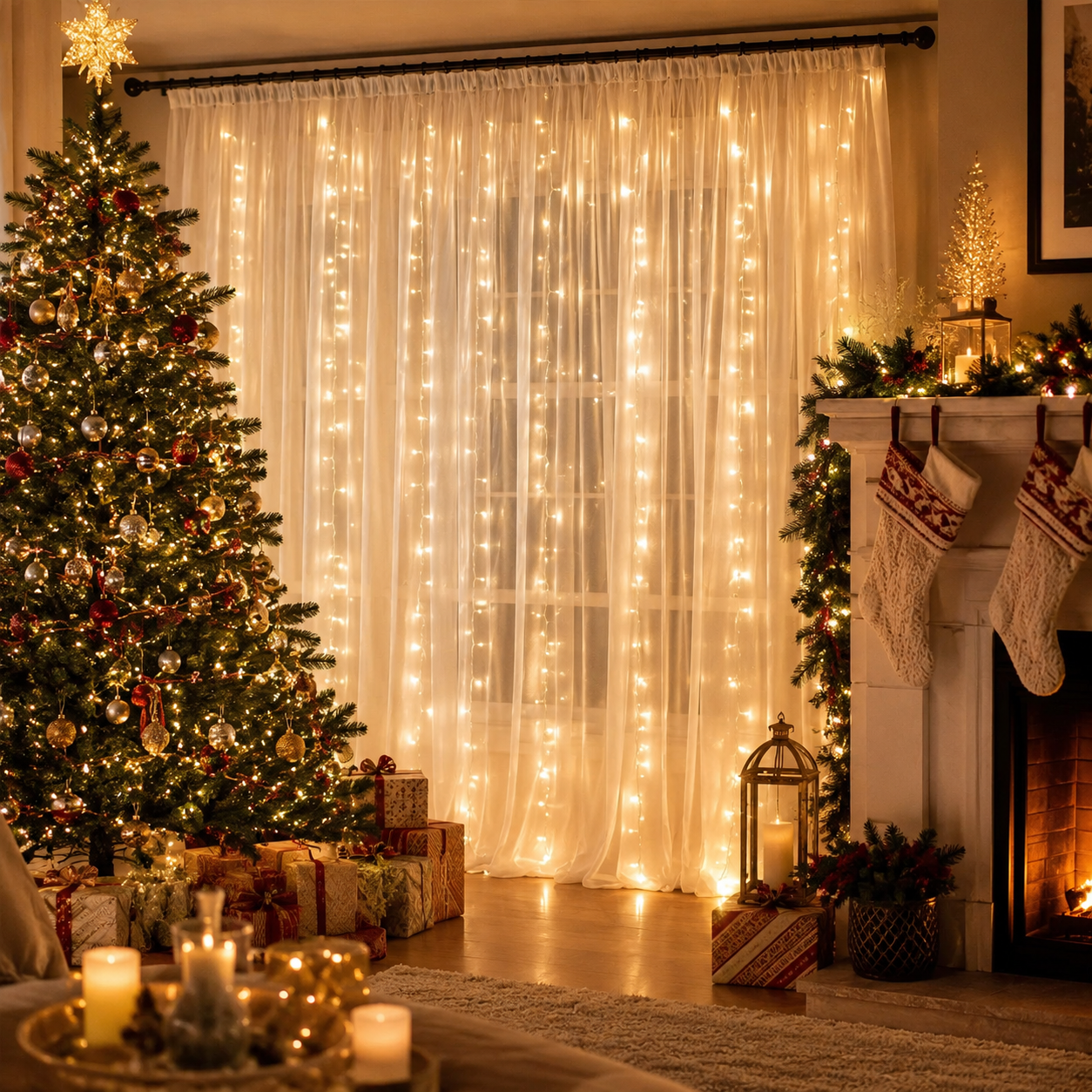 🔥Most Popular in 2026🔥Dreamy Tulle Curtain Lights Set