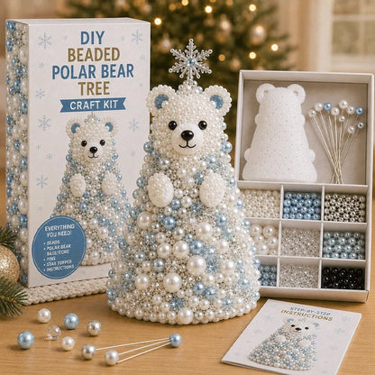 🔥HOT SALE 49% OFF🎁🐾Animal-Themed Beaded Christmas Tree DIY Kit🦊