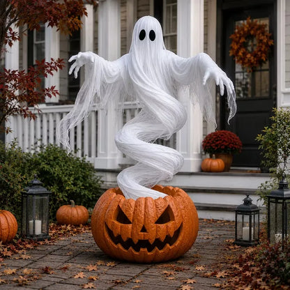 🔥Get 50% OFF👻Swirling Ghost Pumpkin Yard Lamp🎃