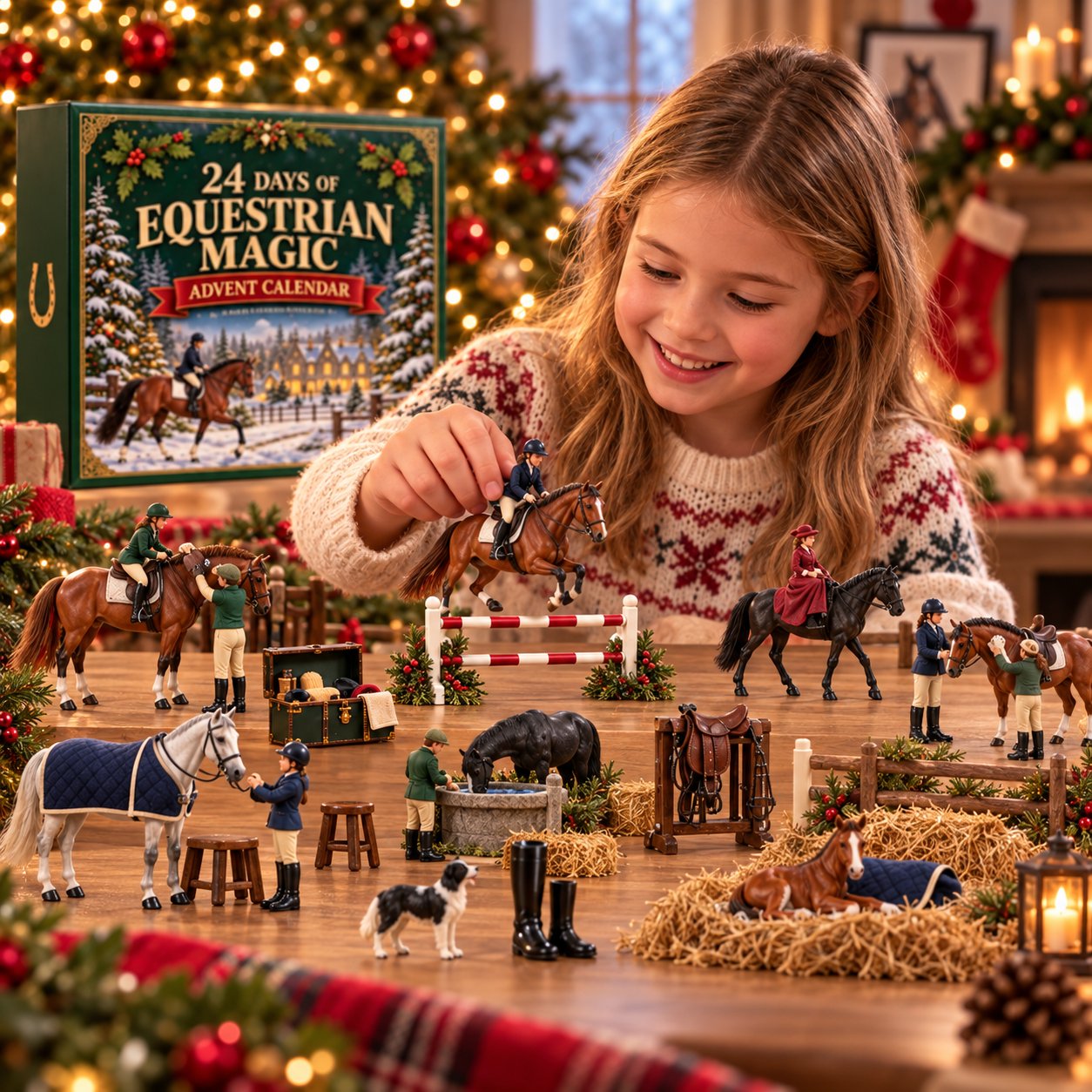 Equestrian-themed advent calendar collection