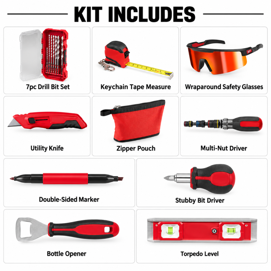 🔥Last Day 49% OFF🔥24 Days of Tools Christmas Countdown Gift Set