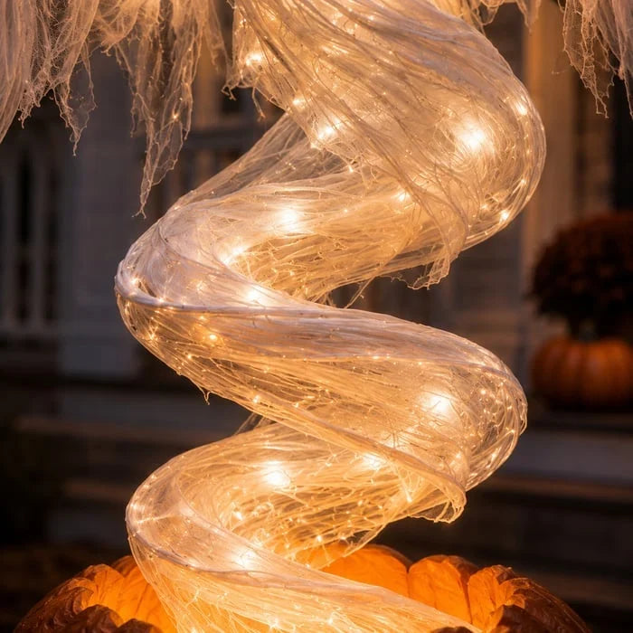 🔥Get 50% OFF👻Swirling Ghost Pumpkin Yard Lamp🎃