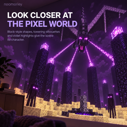 🌆Pixel Fantasy Scene Projector – Ambient Decor for Gaming Rooms