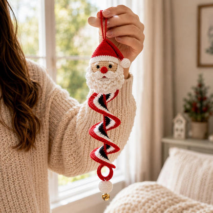 🔥Most Popular in 2026🔥Crochet Snowman Spiral Oranment DIY Kit
