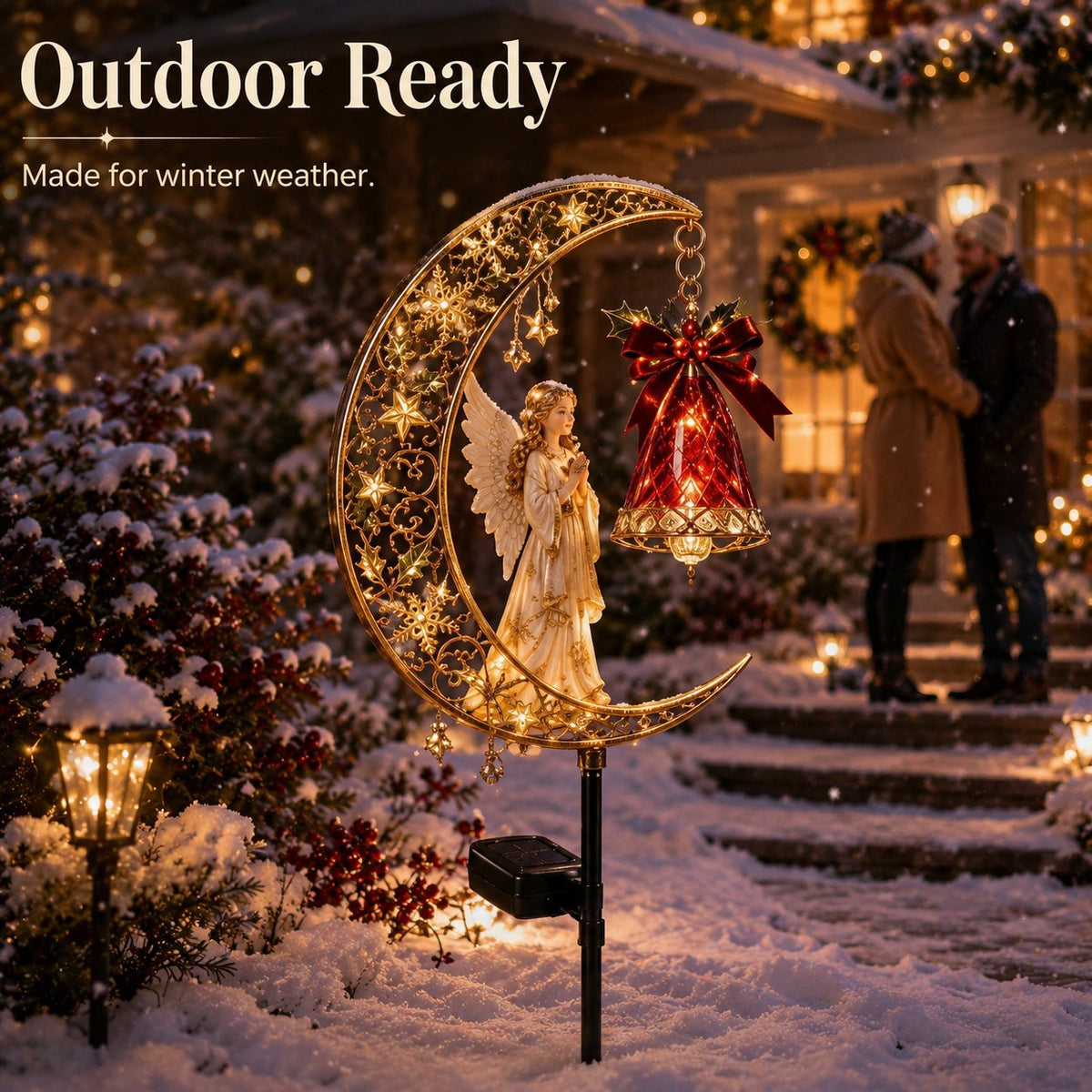 🌙 Solar Garden Stake Light | 3 Festive Holiday‑Themed Styles for Yard & Outdoor Landscape Decor Lovers