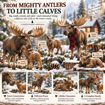 🌲24 Days of Moose – 24-Piece North Woods Christmas Collection