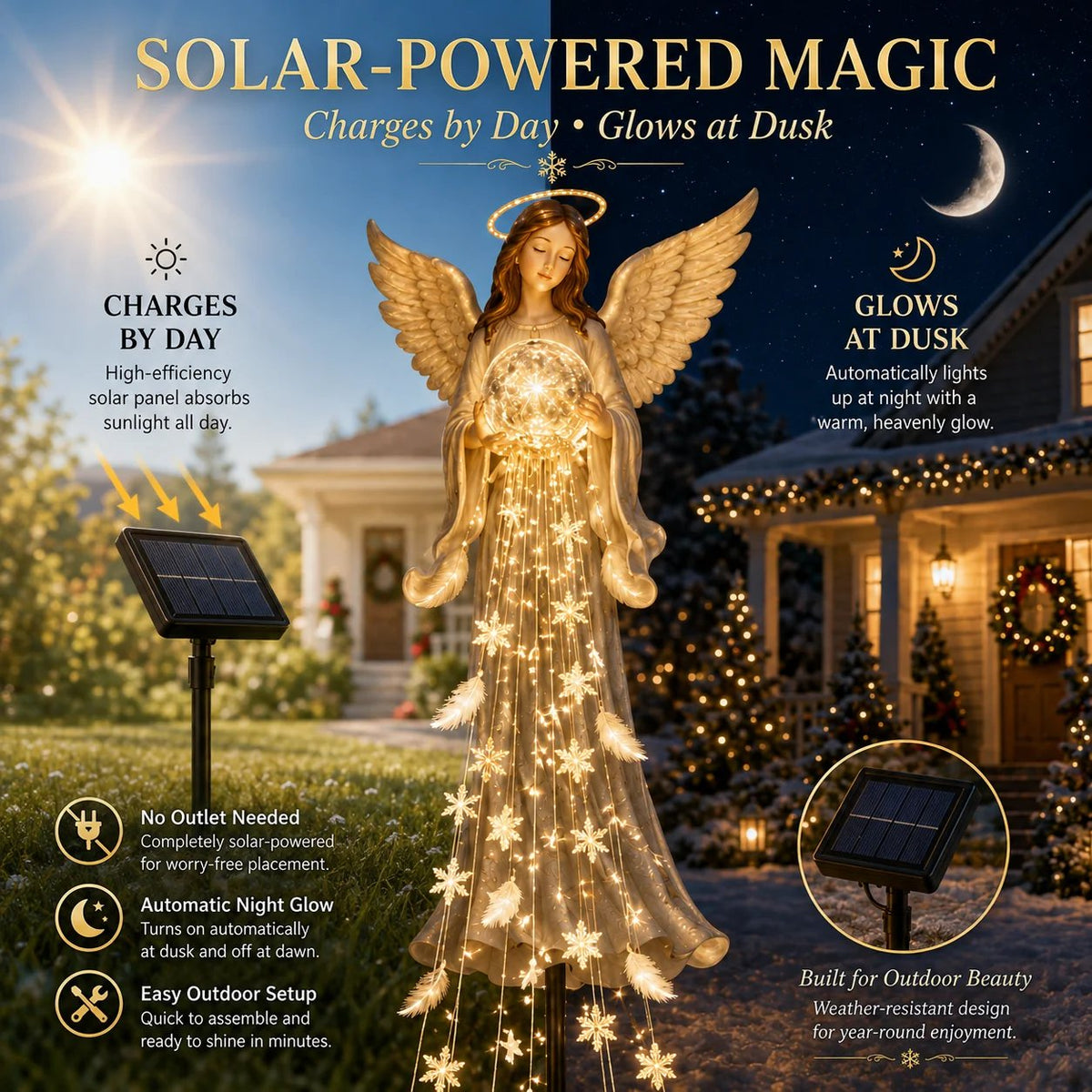 🎁Get 49% Off✨ Solar Angel Remembrance Garden Light👼