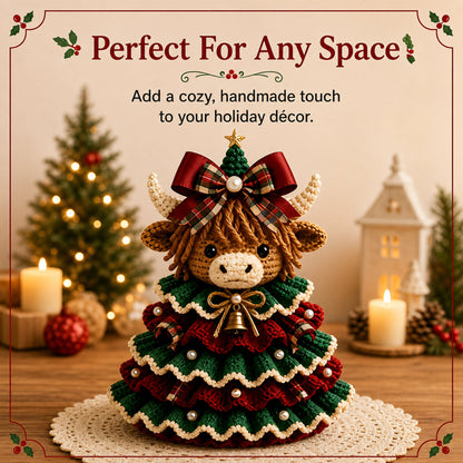 🔥LAST DAY 49% OFF - 🎄Crochet Animal Christmas Tree DIY Kit – Stitch a Little Christmas Magic（Material kit (not finished product)