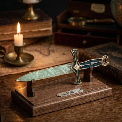 🔥Last Day 50% OFF⚔️Fantasy Ritual Athame Dagger | Resin Decorative Dull Blade・Gothic Wall Ornament