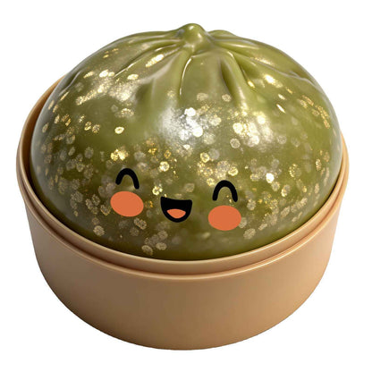 ✨ Cute Glitter Dumpling Squishy | Rare Collectible Stress Ball