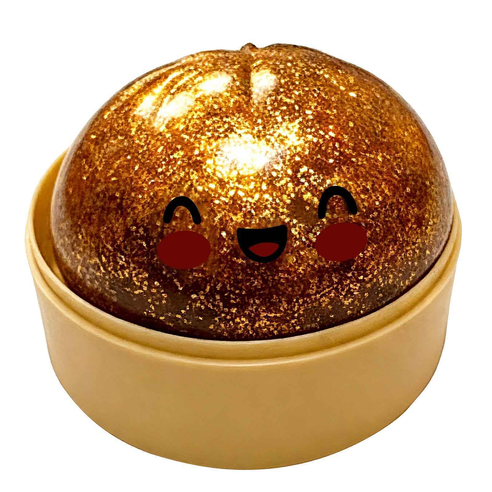 ✨ Cute Glitter Dumpling Squishy | Rare Collectible Stress Ball