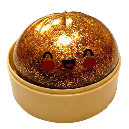 ✨ Cute Glitter Dumpling Squishy | Rare Collectible Stress Ball