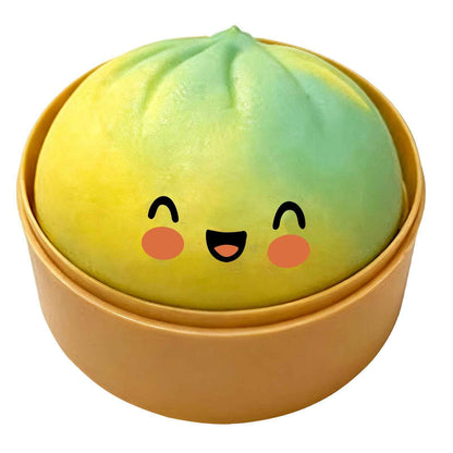 ✨ Cute Glitter Dumpling Squishy | Rare Collectible Stress Ball